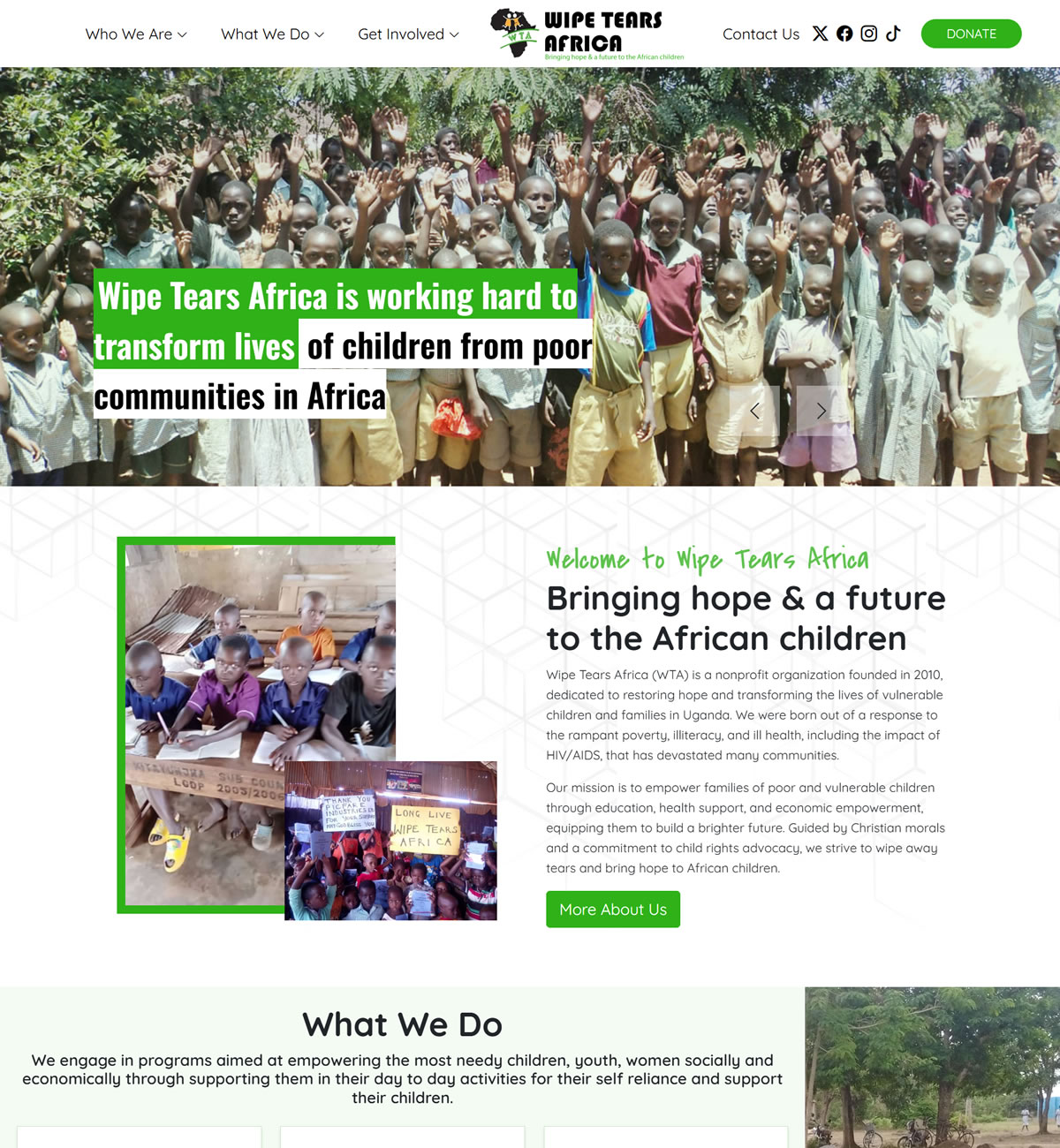 WIPE TEARS AFRICA